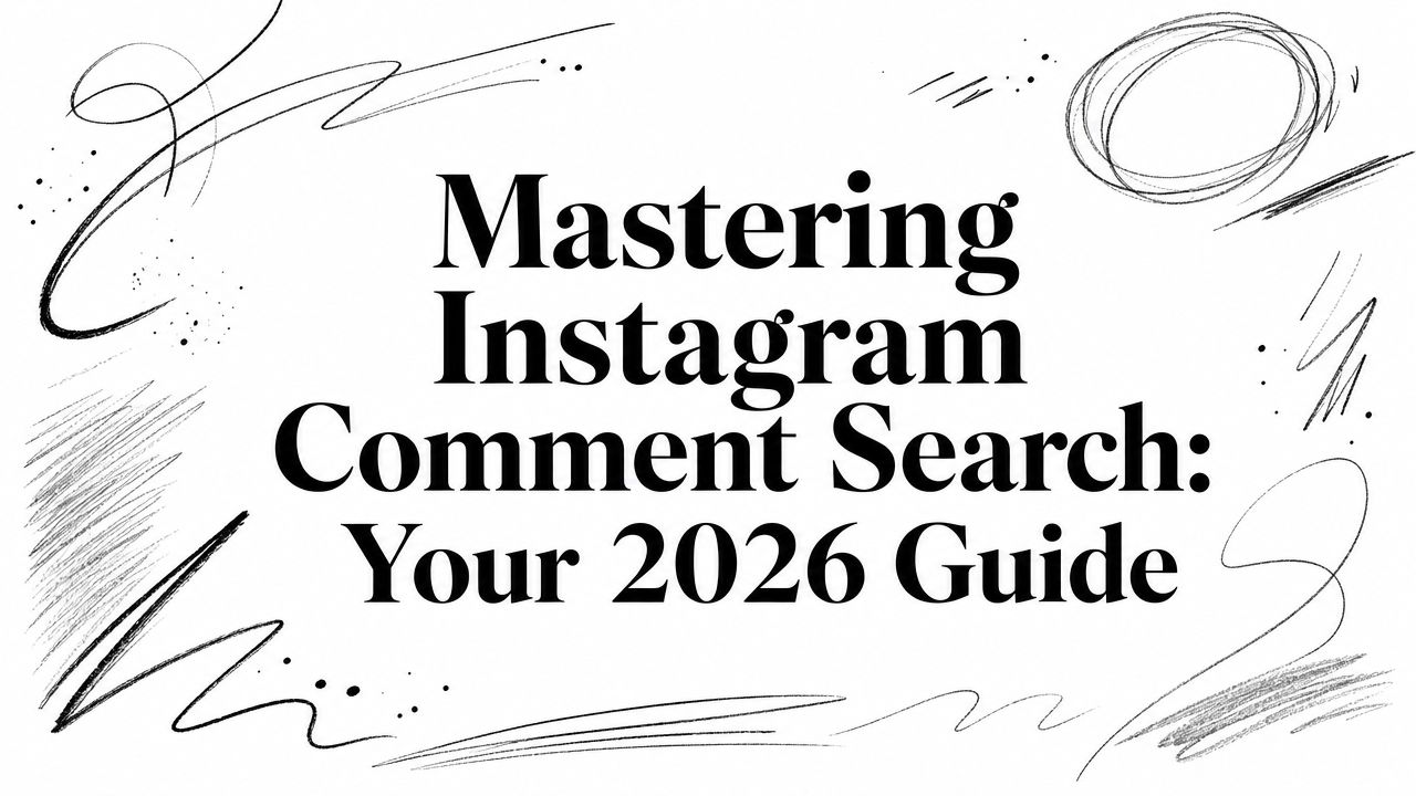 Mastering Instagram Comment Search: Your 2026 Guide